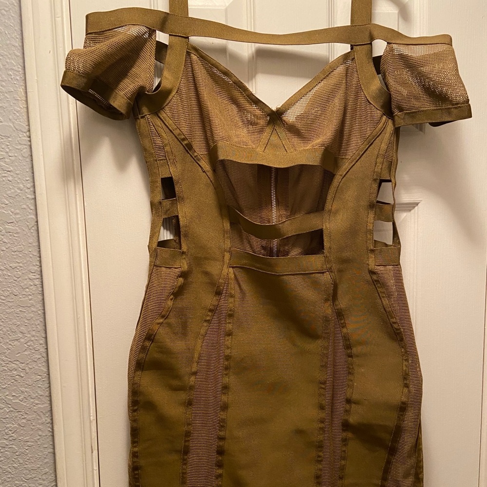 Mossy green dress
